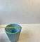 Fluted Blue Ceramic Planter by Esben & Lauge for Eslau, 1960s, Image 4