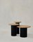 Tavolini Raindrop in quercia e patinati di Fred Rigby Studio, set di 3, Immagine 1