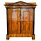 Biedermeier Wardrobe in Walnut Veneer, Germany, 1810s, Image 1