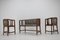 Viennese Secession Sofa and Armachairs in the style of Josef Maria, 1900s, Set of 3 5