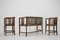 Viennese Secession Sofa and Armachairs in the style of Josef Maria, 1900s, Set of 3, Image 7