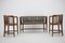 Viennese Secession Sofa and Armachairs in the style of Josef Maria, 1900s, Set of 3, Image 4