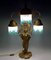 Art Nouveau Three-Lights Table Lamp, 1890s 5