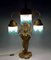 Lampada da tavolo Art Nouveau a tre luci, fine XIX secolo, Immagine 5