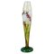 Jugendstil Vase mit zarten Blumenzweigen von Daum Nancy, 1890er 1