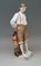 W 129 Boy and Dosser with Winegrapes Figurine by Theodore Eichler for Meissen, 1890s 2
