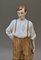 W 129 Boy and Dosser with Winegrapes Figurine by Theodore Eichler for Meissen, 1890s, Image 5
