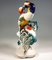 Grand Toucan Meissen avec Figurine Fruit en Bec par Paul Walther, 20ème Siècle 4