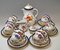 Pfeiffer Period Bouquet Nr. 051110 Coffee Service for 12 People from Meissen Porcelain, 1920s, Set of 27 2