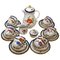 Pfeiffer Period Bouquet Nr. 051110 Coffee Service for 12 People from Meissen Porcelain, 1920s, Set of 27, Image 1