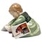 Art Nouveau Child with Picture Book Figurine by Konrad Hentschel for Meissen Porcelain, 1890s 1