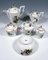 Kaffee- & Teeservice für 9 Personen mit Schwarzem Rosendekor von Meissen Porzellan, 18. Jh., 24 Set 6