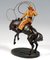 Viennese Bronze Cowboy with Lasso on Horse Figure by Carl Kauba, 1920s 3