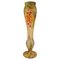 Große Jugendstil Cameo Vase mit Hagebutten Dekor von Daum Nancy, Frankreich, 1910er 1