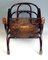 Model 11801 Magazine Rack in Stained Beech and Mahogany from Gebrüder Thonet Vienna GmbH, 1904s, Image 6