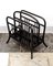 Art Nouveau Model 33 Magazine Rack in Black from Gebrüder Thonet Vienna GmbH, Vienna, 1890s, Image 3