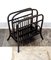 Art Nouveau Model 33 Magazine Rack in Black from Gebrüder Thonet Vienna GmbH, Vienna, 1890s, Image 2