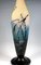 Large Art Nouveau Iris and Lily Pond Cameo Vase from Emile Gallé, France, 1906s 6