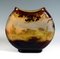 Large Round Art Nouveau Style Gall Cameo Vase with Seascape Decor from Emile Gallé, France, 1905 4