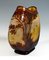 Large Round Art Nouveau Style Gall Cameo Vase with Seascape Decor from Emile Gallé, France, 1905, Image 2