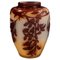 Art Nouveau Style Cameo Vase with Wisteria Decor from Emile Gallé, France 1