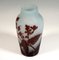 Art Nouveau Style Cameo Vase with Annual Honesty Decor from Emile Gallé, France, 1920s 6