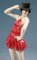 Danseuse Haut-de-forme Art Déco en Costume Serré par Dakon pour Goldscheider Manufactory of Vienna, 1928s 4