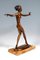 Bailarina vienesa Art Déco de bronce de Josef Lorenz, Imagen 3