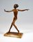 Bailarina vienesa Art Déco de bronce de Josef Lorenz, Imagen 5