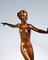 Bailarina vienesa Art Déco de bronce de Josef Lorenz, Imagen 7