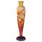 Vase Camée Art Nouveau avec Décor de Jonquilles de Émile Gallé, France, 1904 1