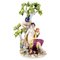 Gruppo mitologico Meissen Thalia con albero di JJ Kaendler, Germania, inizio XX secolo, Immagine 1