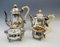 Baroque Style Silver Hanau Coffee and Tea Service from Schleissner, Germany, 1890s, Set of 4 2