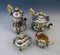 Baroque Style Silver Hanau Coffee and Tea Service from Schleissner, Germany, 1890s, Set of 4, Image 3