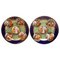 Royal Viennese Splendour Plates with Bacchant Scenes, 1880s, Set of 2 1