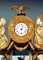 Grande Horloge Colonne Empire avec Automate Jacquart, Vienne, 1820s 5
