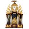 Grande Horloge Colonne Empire avec Automate Jacquart, Vienne, 1820s 1