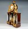 Large Empire Column Clock with Jacquart Automaton, Vienna, 1820s, Image 3