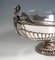 Silver Jardiniere with Swan Busts and Glass Inlay from Pietrasanta & C., Italy, 1950 4