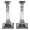 Art Nouveau Silver Candle Holders from J.M. Van Kempen, Netherlands, 1900s, Set of 2, Image 1