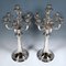 High 7-Flame Silver Candelabras from Josef Carl Klinkosch, 1925s, Set of 2 3