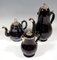 Terre De Namur Coffee Tea & Milk Centerpiece, Belgium, Late 18th Century, Set of 3 2