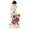 Art Nouveau Children's Group Two Girls by A. Koenig for Meissen Porcelain, Germany, 1912s 1