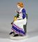 Figurine Art Nouveau Lady Nourrissant un Perroquet par E. Oehler pour Meissen Porcelain, 1910s 3