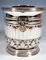 Silver Champagne Cooler with Acanthus Decoration & Mascarons, Italy, 1950s 3