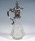 Art Nouveau Cut Glass Carafe with Silver Fittings, Germany, 1900s 2
