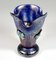 Art Nouveau Cobalt Vase with Butterflies from Loetz Glass, 1900s 3