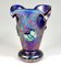 Kobaltblaue Jugendstil Vase mit Schmetterlingen von Loetz Glass, 1900er 2