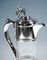 Early 20th Century Glass Carafe with Lion & Coat of Arms Silver Fitting, London, 1890s, Image 3