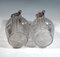 German Art Nouveau Glass Carafes with Silver Mounts by Koch & Bergfeld, 1890s, Set of 2 6